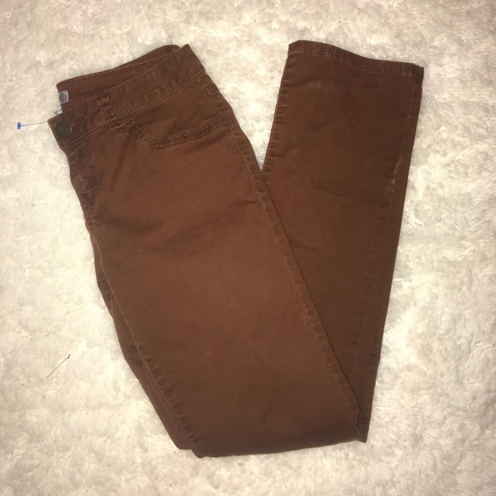 JLo Jennifer Lopez Brown Straight Leg Jeans Size 4
